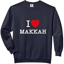 Makkah KSA, I Love Makkah Illustration Graphic Designs Comfort Colors Adult Sweatshirt