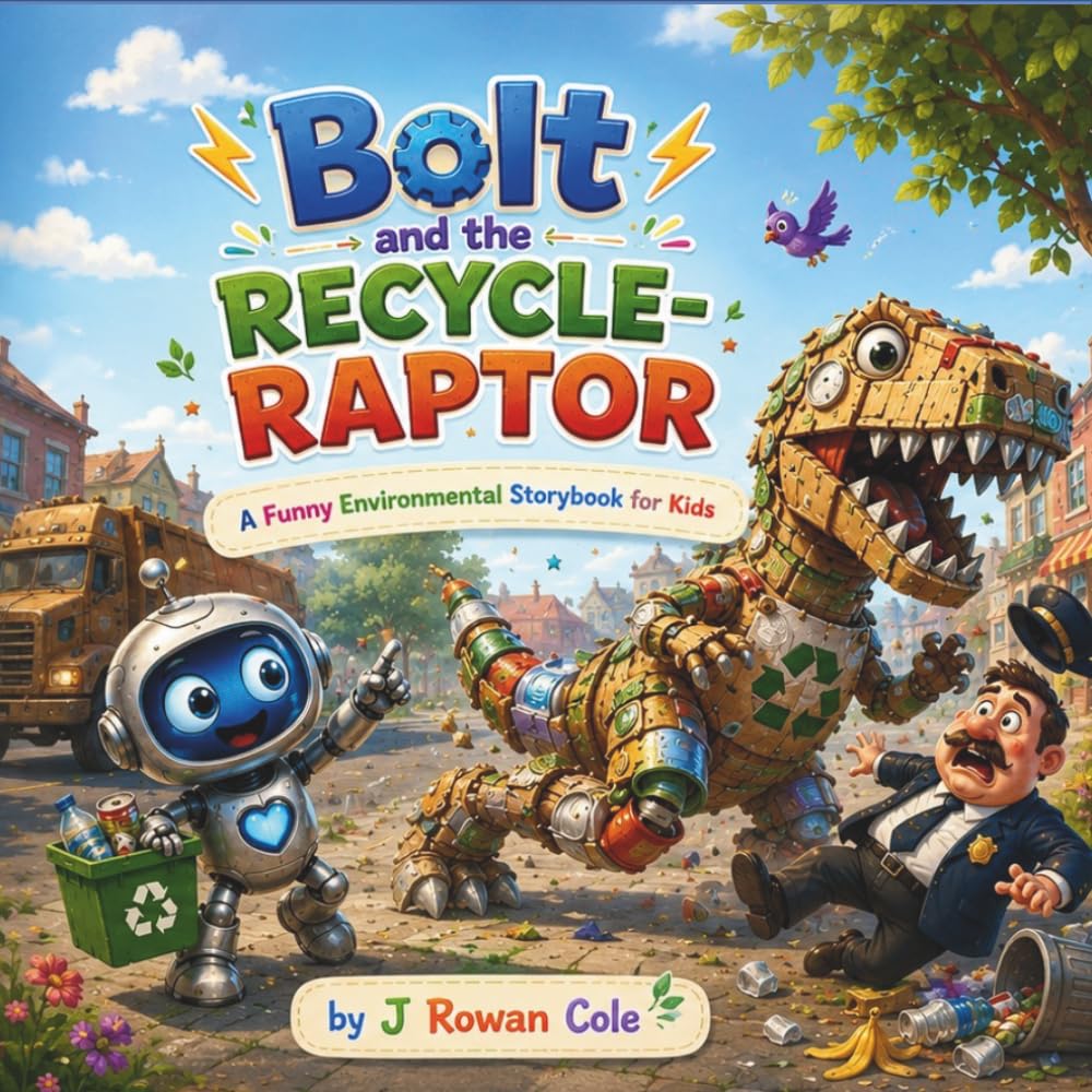Bolt and the Recycle Raptor: A Funny Environmental Storybook for Kids