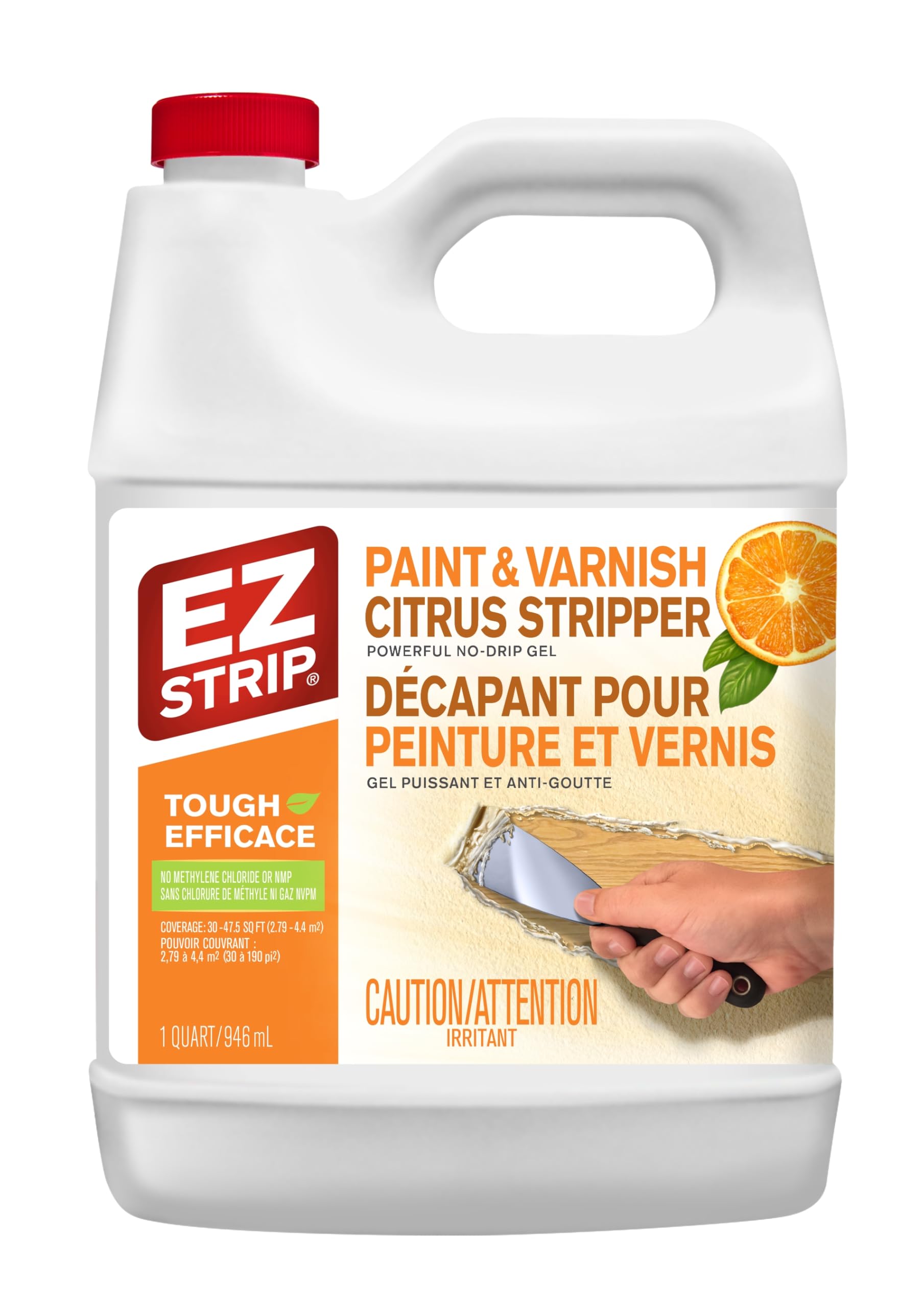 EZ Strip Paint & Varnish Citrus Stripper - 946ml - Strips Multiple
