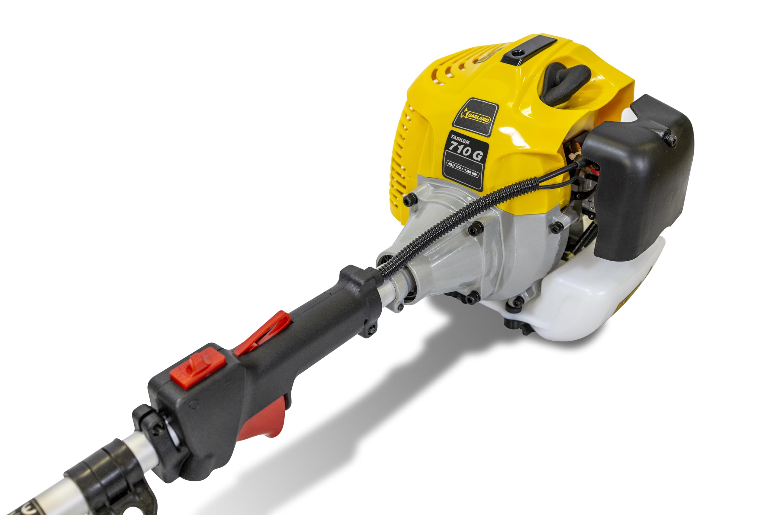 GARLAND Tasker 710 G-V25 - Desbrozadora multifunción Gasolina 5 en 1, 42,7 CC, 1,8 CV, Motor 2T Bajas emisiones, Accesorios incluidos