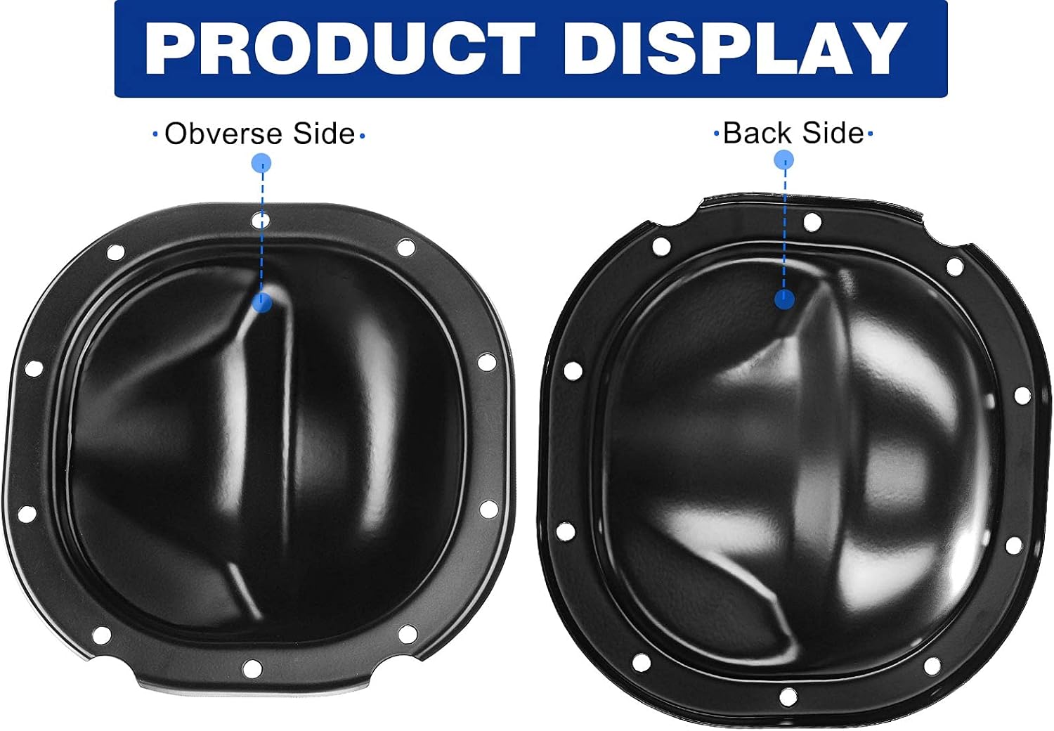 Rear Differential Cover and Gasket Set Replacement for Ford F-150 Explorer Ranger Expedition E-Series Mercury Mazda Lincoln, with 10 Bolt, 8.8" Ring Gear
