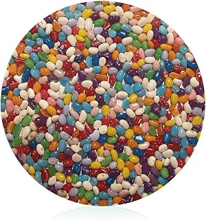 Assorted Jelly Beans Tempered Glass Cutting Boards for Kitchen | Round Cutting Board for Kitchen Counter Protector, Clear Countertop Tray, Scratch Resistant, Heat Resistant