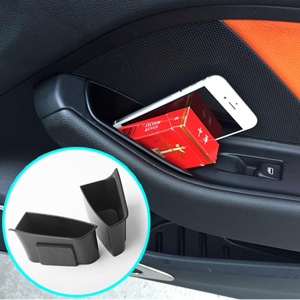 アウディ アームレストボックス ドアポケット 収納ボックス 前ドア用 2個セット左ハンドル仕様車専 ポケット ケース カバー 車 バイク Amazon