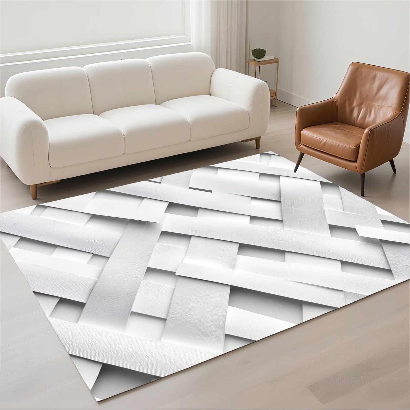 Tapis salon imperméable et lavable 80x150cm résistant pour entrée