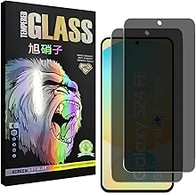 Tempered Glass Screen Protector for Galaxy S24 FE, Anti-Peeking Film【2-Piece Set - AGC Asahi Glass - High Quality】Galaxy S24 FE Glass Film Anti-Peeking LCD Protection Film Anti-Peeking Privacy Film