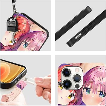 Compatible with ぼっち・ざ・ろっく! iphone15pro ケース 手帳型 おしゃれ iphone15pro手帳型 スマホケース iphone15pro手帳型 ケース 15proスマホケース 15pro携帯ケース手帳型 15pro携帯カバー ポケット付き プレゼント 6.1インチ