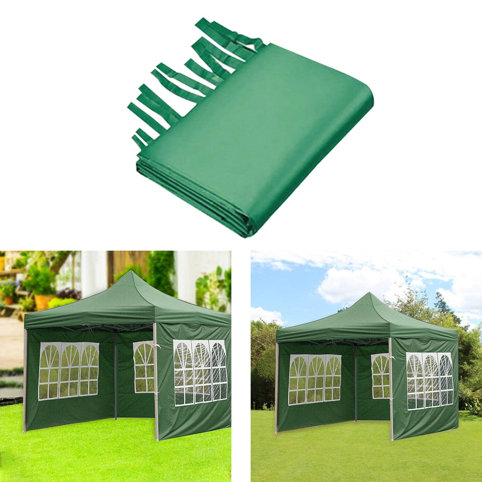 1x Gazebos Tent 3x2M Camping Outdoor Canopy Mesh Side Wall Party Green-image-47