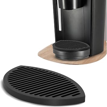 صينية تنقيط SplashNColor بديلة متوافقة مع Keurig K-Select - صينية تنقيط قهوة ABS - تصميم متين وسهل التنظيف - ملائمة تمامًا لآلات صنع القهوة من سلسلة Keurig K-Select - عبوة واحدة باللون الأسود