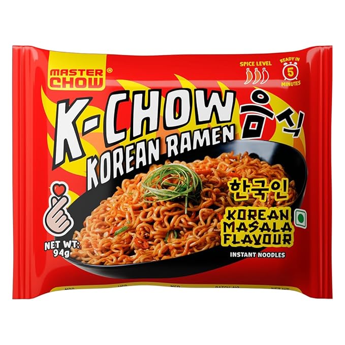 Masterchow K-chow Korean Masala Instant Ramen Noodles 94g