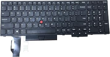 Replacement Keyboard for Thinkpad E580 L580 T590 E590 L590, P52 P72 P53 P73E580 L580 T590 E590 L590, P52 P72 P53 P73 Series Laptop Without Backlight US Layout