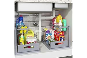 Dindon 2 Tier Pull Out Cabinet Organizer