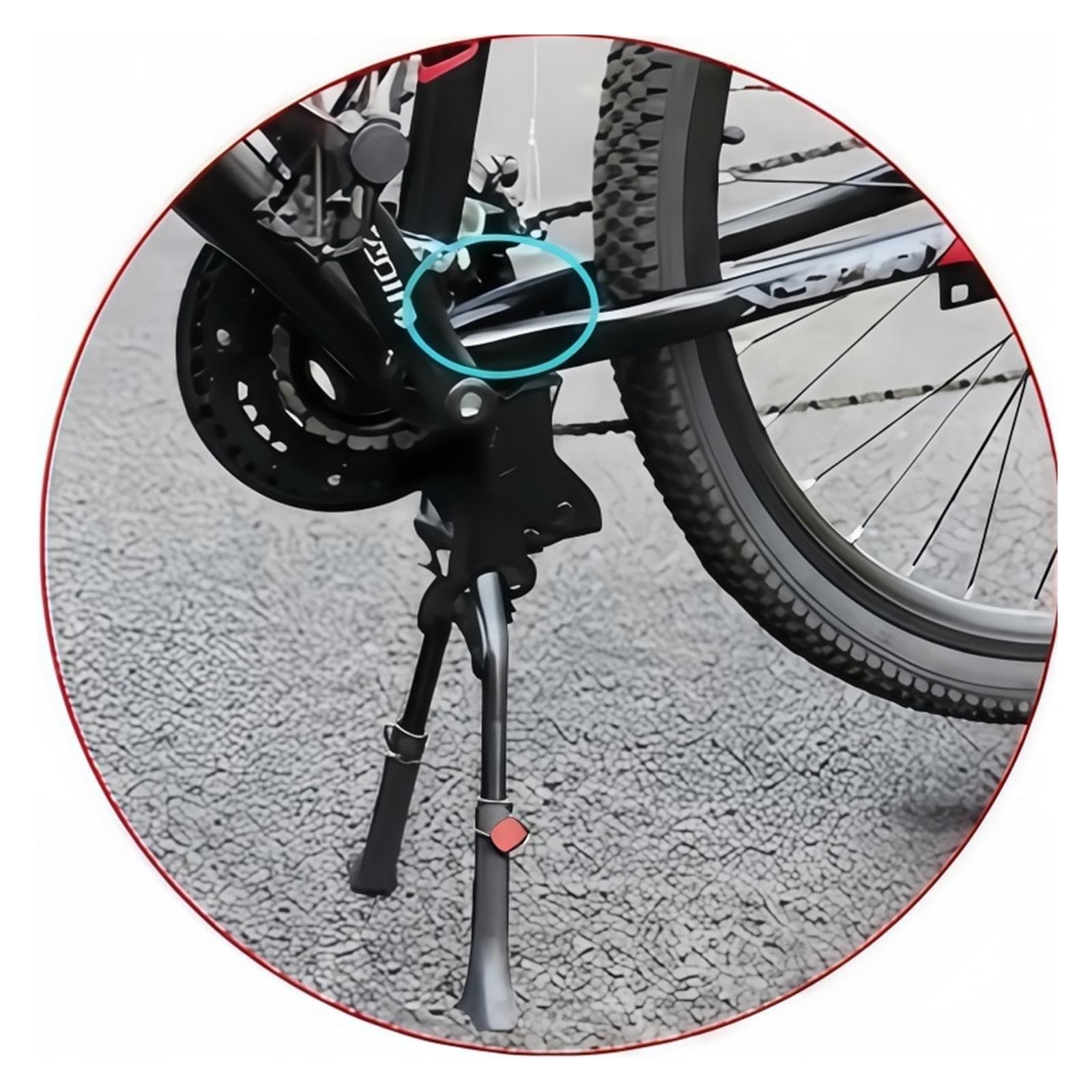 1 Soporte Ajustable for Bicicleta en Forma de U.