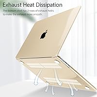 Vista 4 de Tuiklol Funda rígida para MacBook Air 2025 2024 2023 de 15 pulgadas con clip M4, M3, M2, modelo A3241, A3114, A2941, carcasa rígida con cubierta