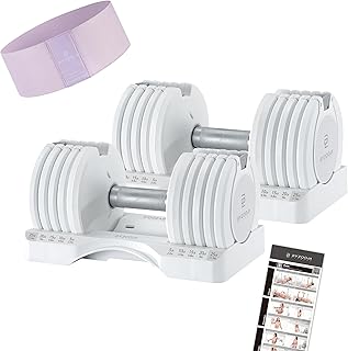 BYZOOM FITNESS 25lb Adjustable Dumbbells: Space-Sa - Expert Review | Wild Nature Journey