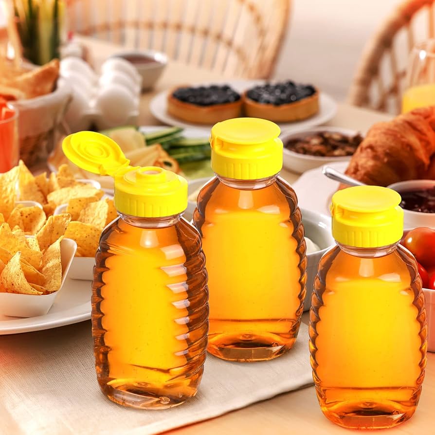 honeyです(^^)/ Amazon.com: Didaey 48 Pcs 16 oz Honey Jar with Lids Squeeze