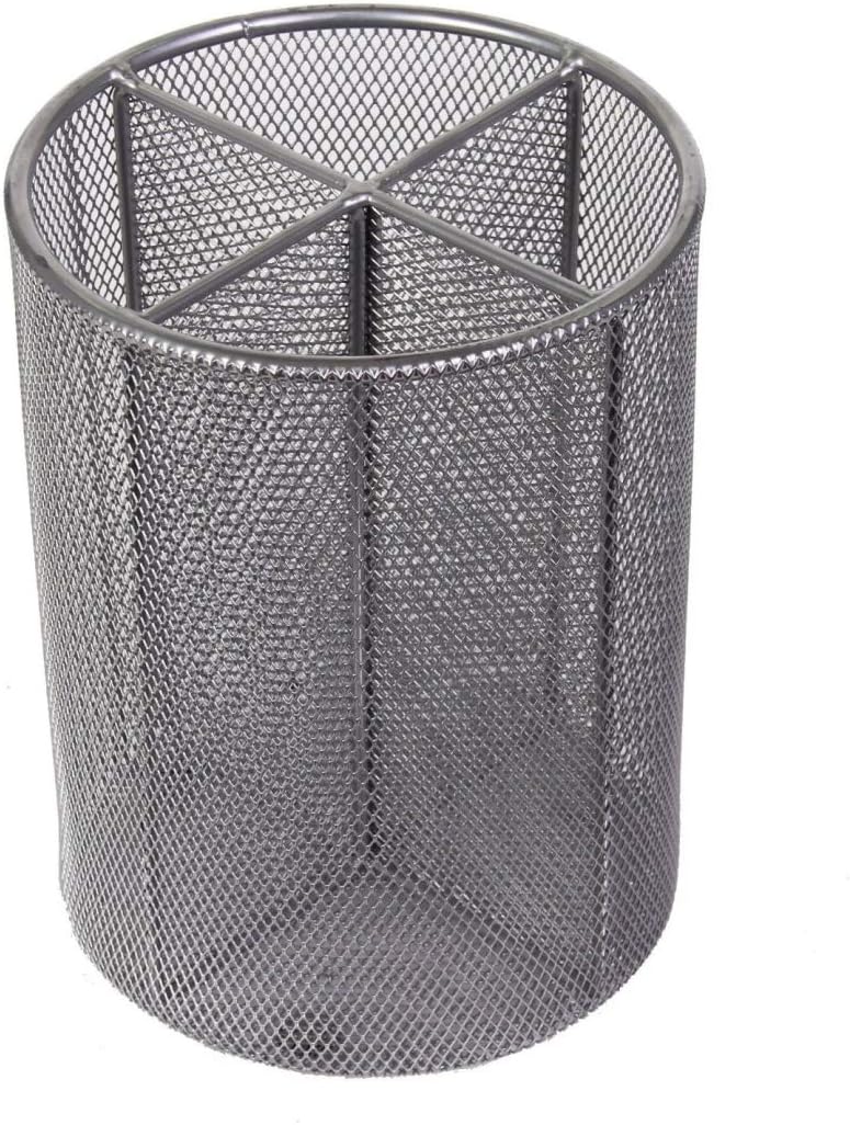 YBM HOME Silver Mesh Quartet Cup Utensil Organizer Caddy 2373 (12)