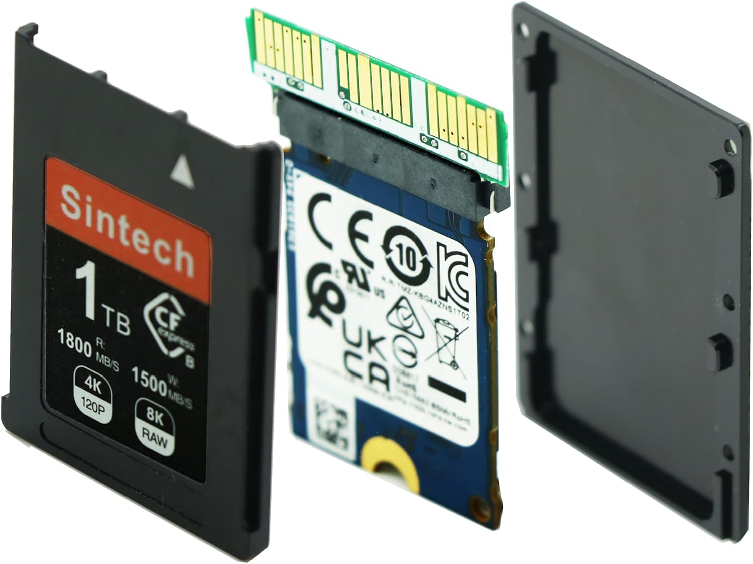 Sintech DIY CFexpress Type B Card,CFe Card to M.2 nVME SSD,Compatible with Nikon Z6 Z7 Z9 D6 D850,Canon R3 R5C