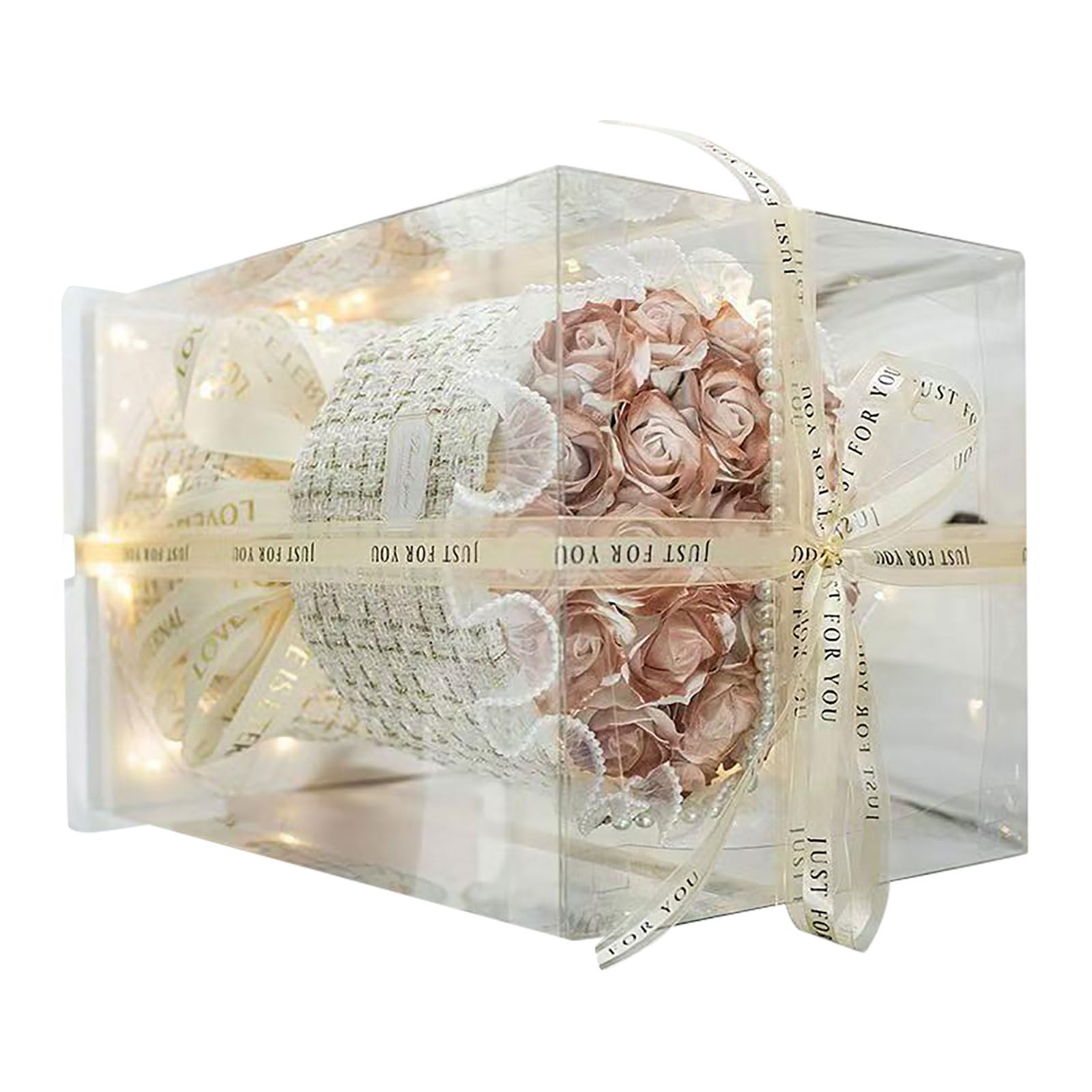 OSNIYAW Fragrant Soap Roses Bouquets Centerpiece for Home Anniversary Decoration Soap Flower Arrangement
