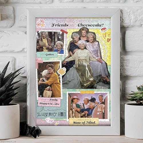 Miniatura 5 de The Golden Girls - Rompecabezas de 1000 piezas "Everything's Better with Friends and Cheesecake"  Rompecabezas coleccionable con Blanche, Dorothy,