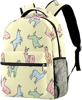 suojapuku Mochila clásica Bolsa de viaje Mochila para exteriores,llama amarilla bailando coloreada,Mochila ligera para mujeres y hombres