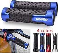 Vista 4 de Empuñaduras de manillar de motocicleta, empuñaduras de goma CNC para Suzuki Gixxer 150 Sf 250 Sf Gixxer 155 2020 2021 2022 accesorios de agarre