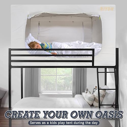 Miniatura 39 de Bed Tent Twin Bed Canopy Tents for Adult - Portable Dream Tent Indoor Sleeping Tents 70% Blackout with 3 Doors Breathable Private Space Tents