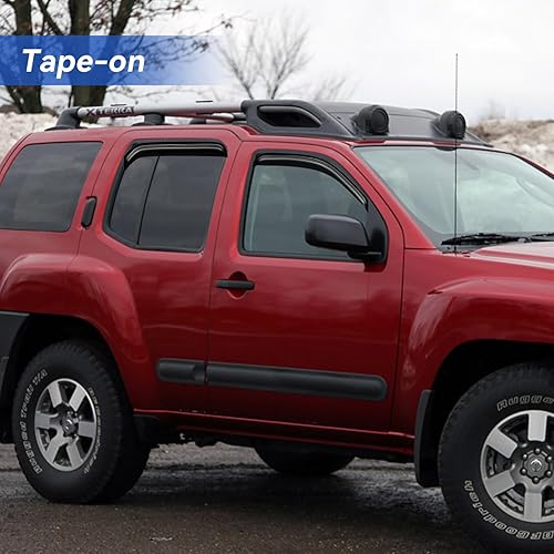 Miniatura 230 de Visores protectores de lluvia para ventana, deflectores de viento de canal exterior