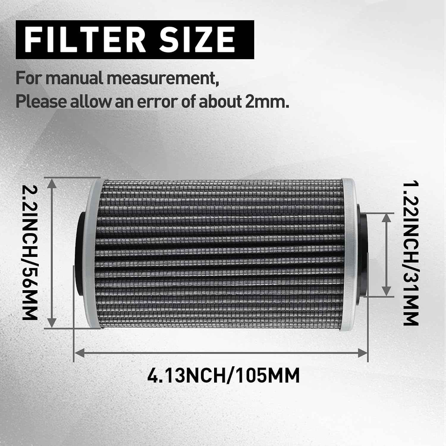 420956744 Oil Filter Replacement for Sea Doo RXT-X RXP-X GTX 300 Can-AM 1503 and 1630 Rotax 4-Stroke Motors 420956743 420956747 (2PCS)