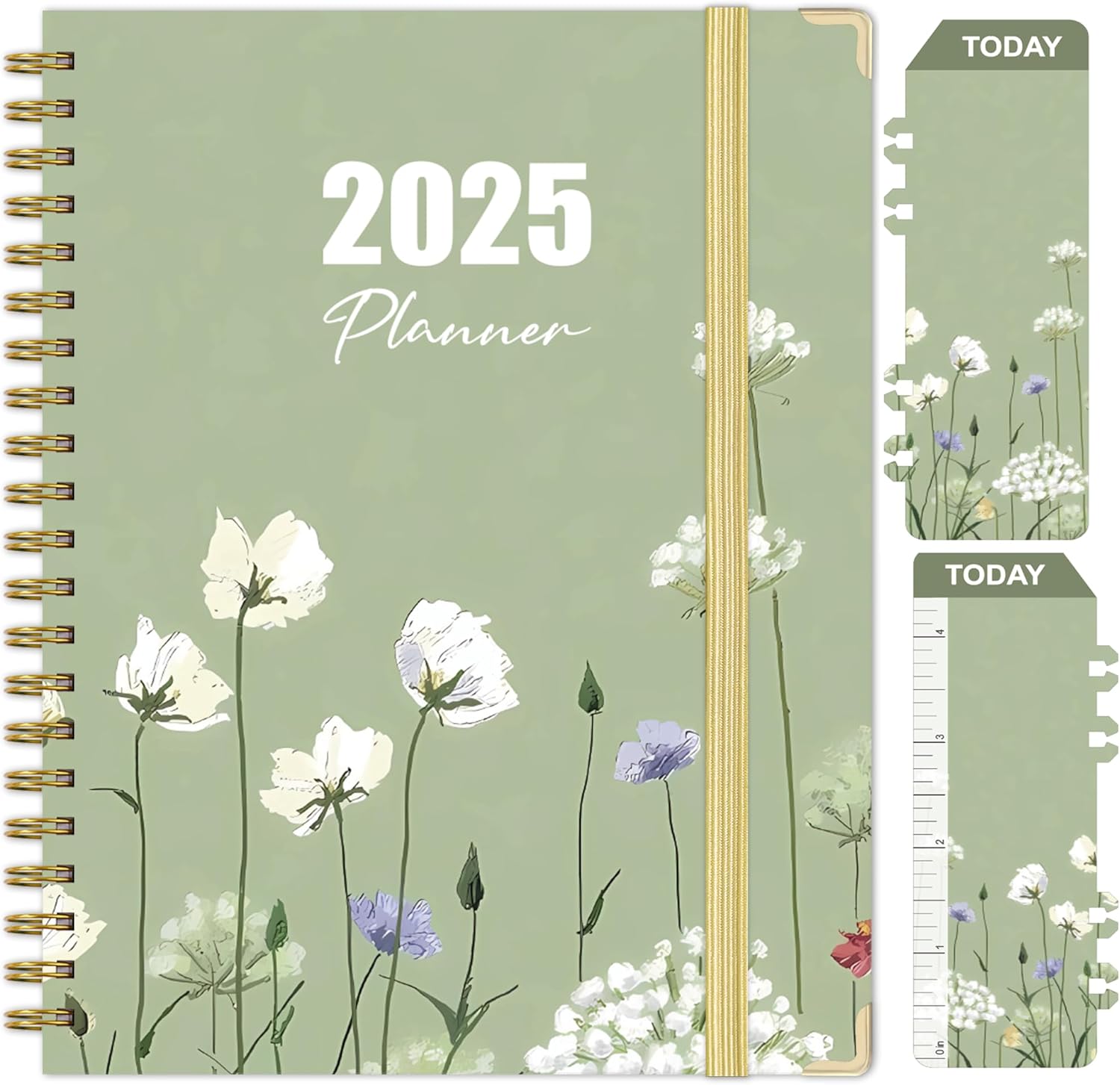 2025 Planner - Stylish Weekly and Monthly Planner for Women | 2025 Calendar Planner with Durable Design | Perfect for Goal Setting and Organization | Monthly Planner 2025.6.3" x 8.5" 6.3x8.6" 2025 Flower