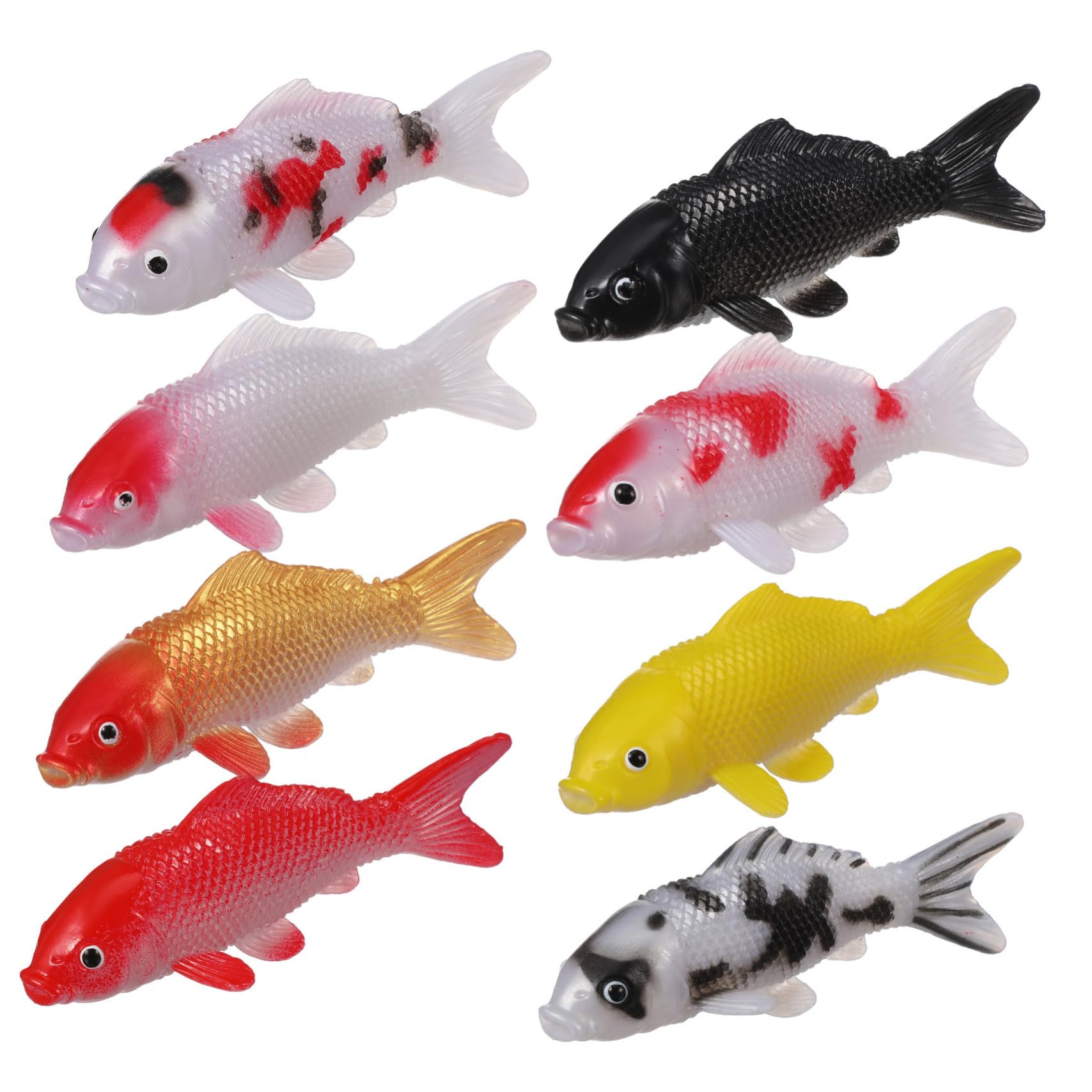 Décorations aquarium poissons artificiels x8 pour bassin