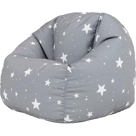 Ellie Der Elefant Sitzsack Für Kinder - Kuscheliger Cord-Stoff In Grau Mit Füllung