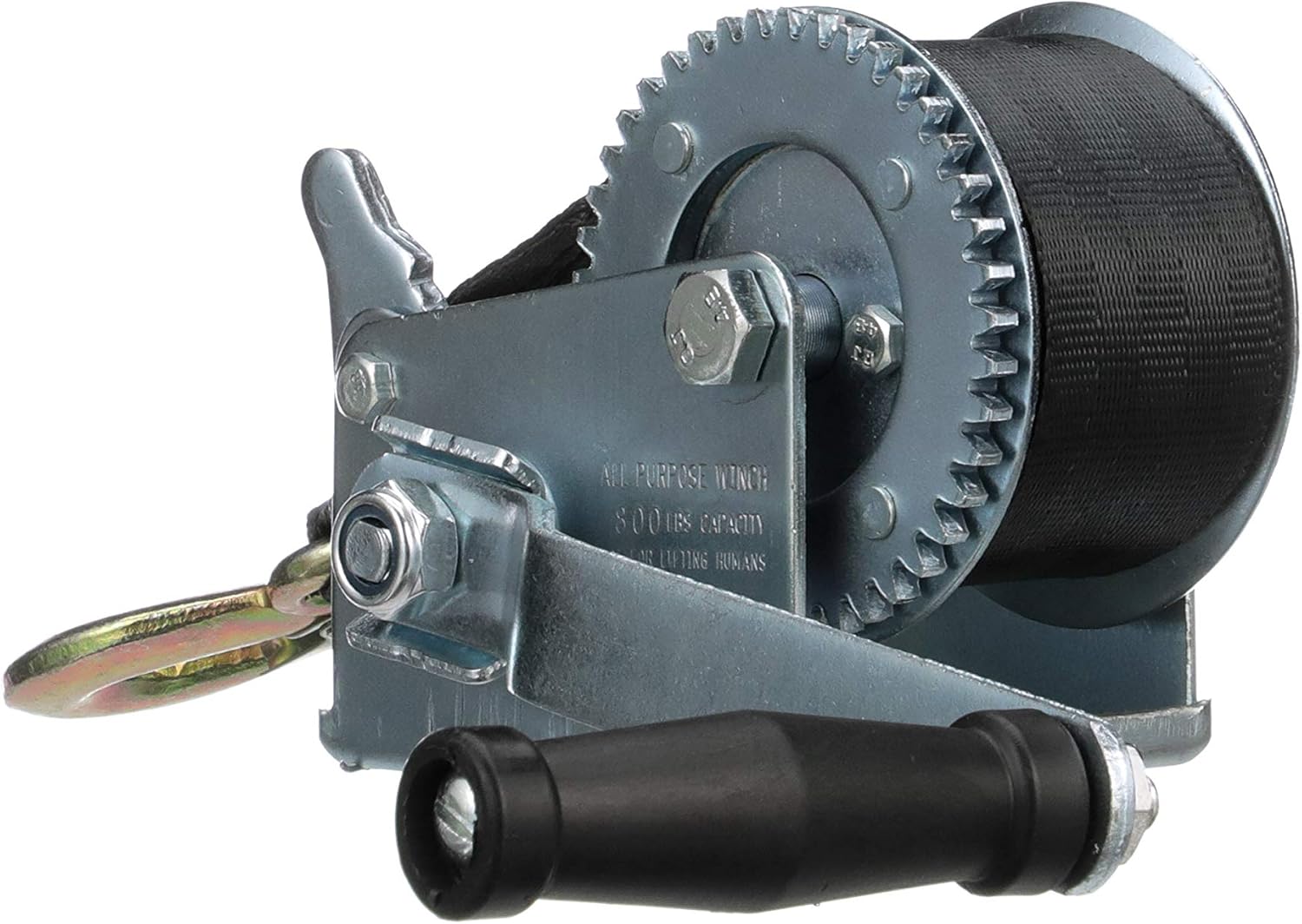 Seachoice Trailer Winch, Strap with Hook