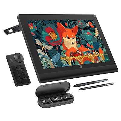 XPPen Artist Ultra 16 4K OLED Touchscreen Drawing Tablet 15.6" Drawing Monitor with 99% Adobe RGB Dual 16K Pen Pressure Styli Mini Keydial 1.07 Billion Colors Art Tablet for Mac PC Chromebook Android