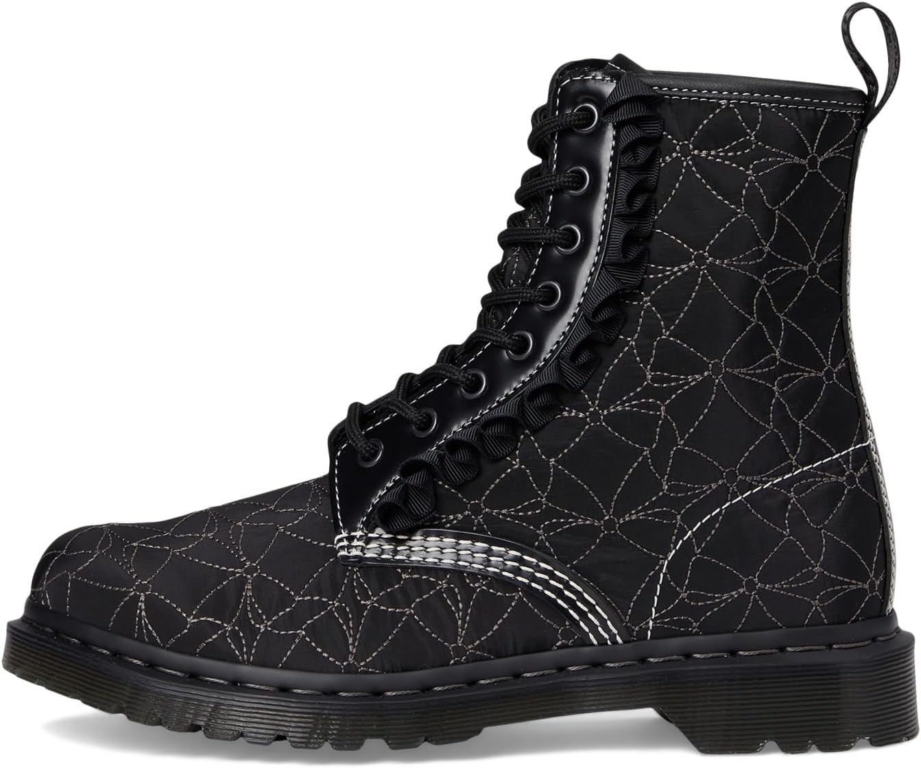 Dr. Martens Women's 1460 Frill Combat Boot - Image 9