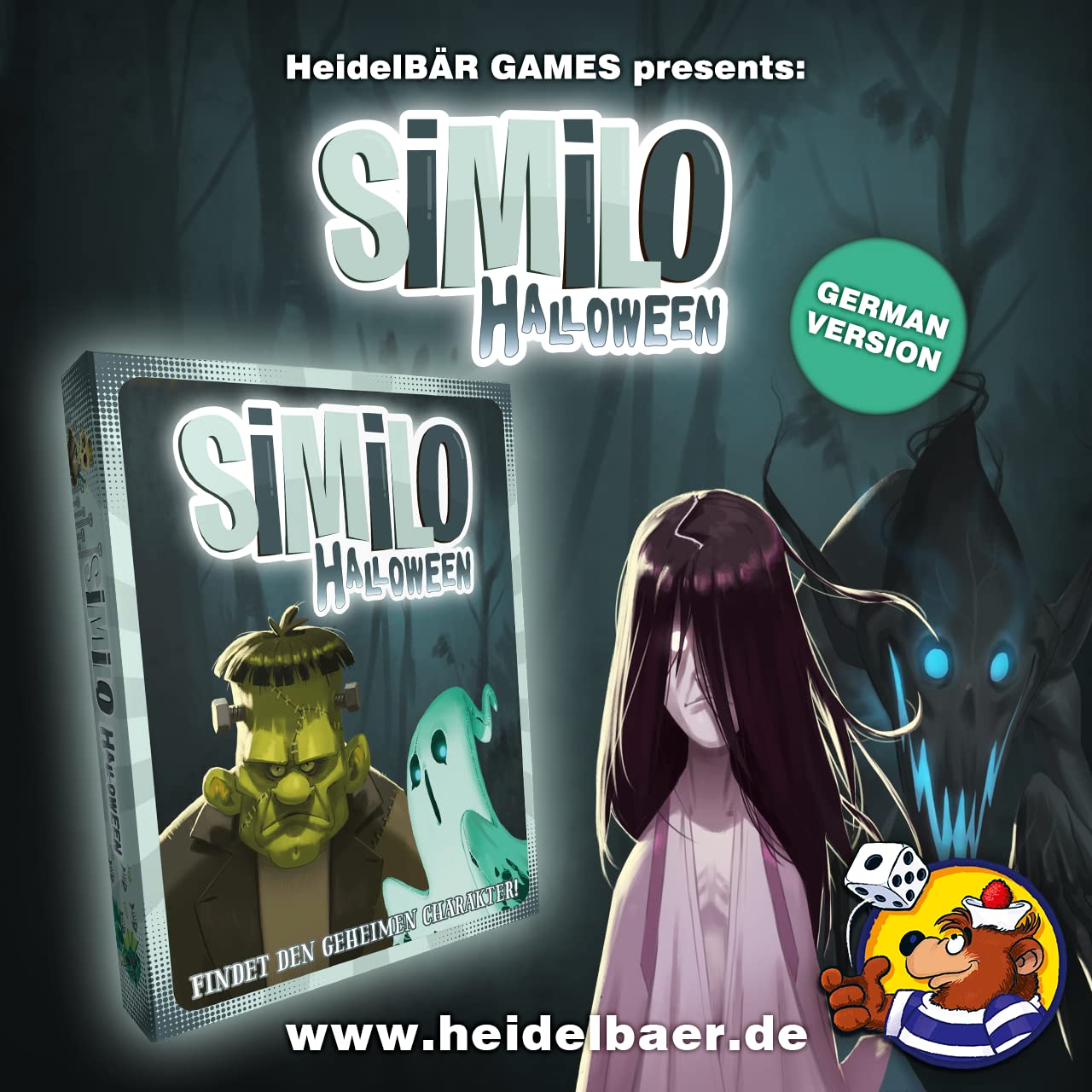 Similo: Halloween - Horrible Guild - gra karciana - dla 2-8 graczy - od 7 lat - niemiecki