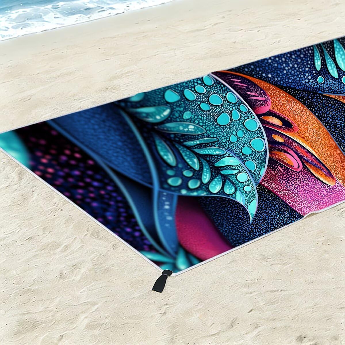 Ręcznik plażowy z mikrofibry, duży ręcznik kąpielowy 100 x 220 cm, zestaw 2 szt. szybkoschnących skandynawskich prześcieradeł kąpielowych, odporne na piasek ręczniki plażowe z mikrofibry do podróży
