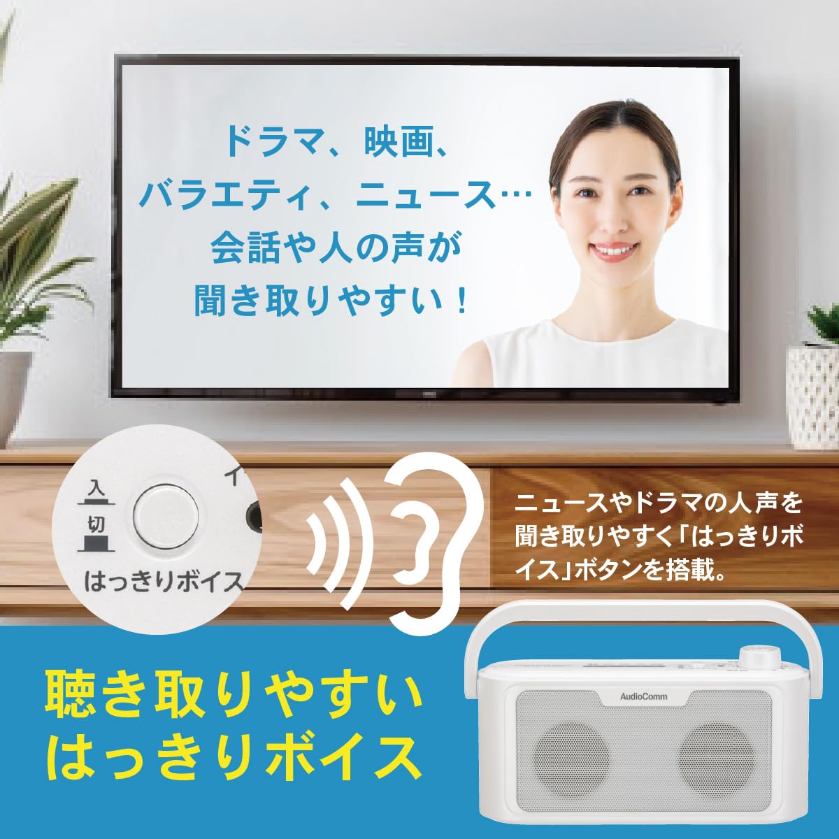 Amazon.co.jp: オーム(OHM) 耳もとスピーカー 手元スピーカー