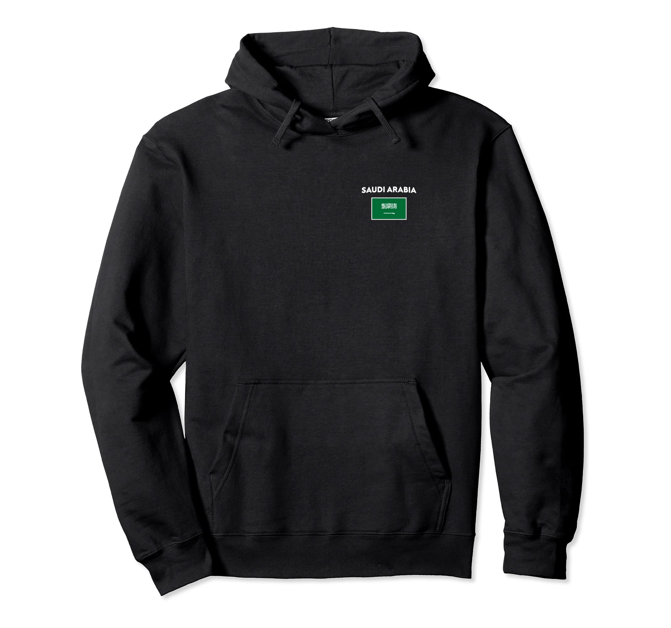 Saudia Arabia Flag Pullover Hoodie