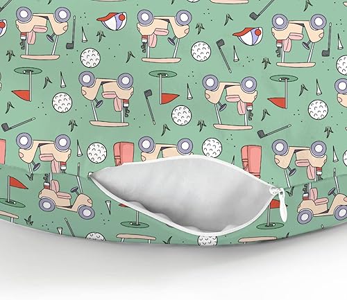 Miniatura 8 de Fundas de almohada de lactancia para bebés de golf para niños y niñas, deportes, golf, guardería, alimentación, almohadas para lactancia materna,