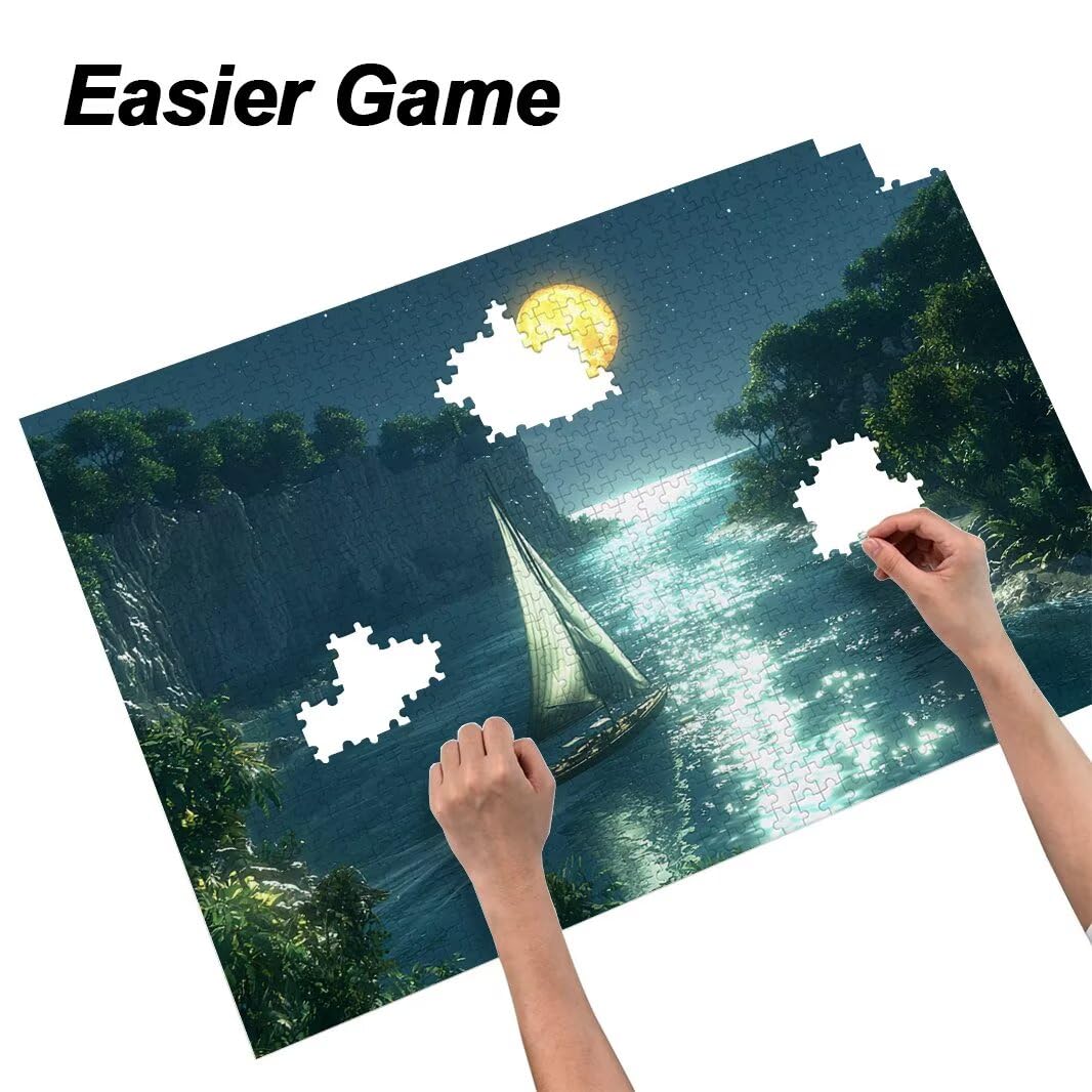Puzzle 3000 Pezzi, Puzzle Luna per Adulti, 122x81cm, Compact Box -4782