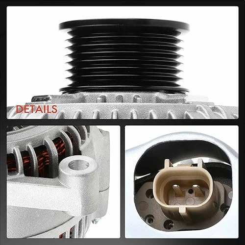 Miniatura 7 de A-Premium Alternador compatible con Dodge Ram 1500 2500 3500 4000 1999-2000, Ram 1500 Van 2500 Van 3500 Van 1999-2000, Durango Dakota 1999-2000,