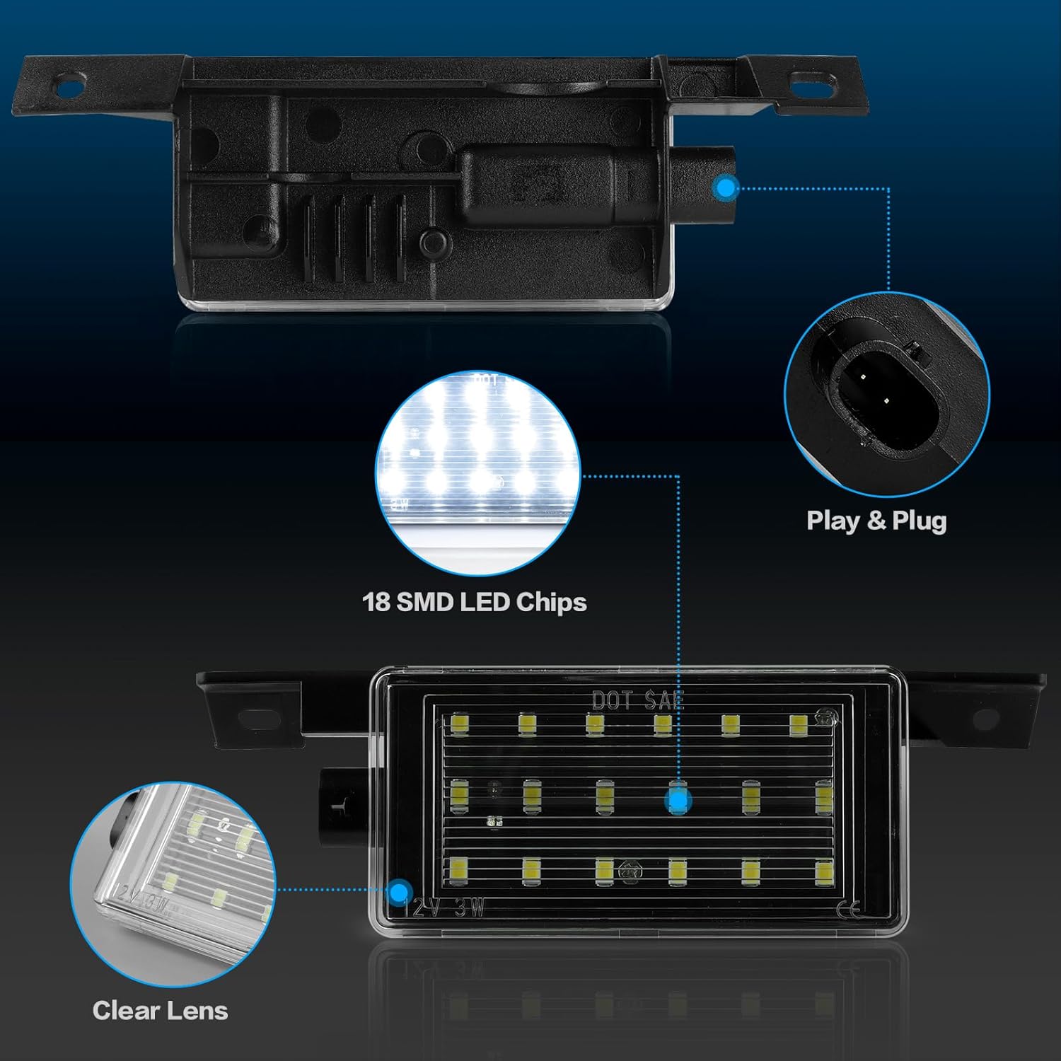 litzland LED Cargo Area Lights Truck Bed Light Compatible With Chevy Silverado Gmc Sierra 1500 2500hd 3500hd 2014 2015 2016 2017 2018 2019