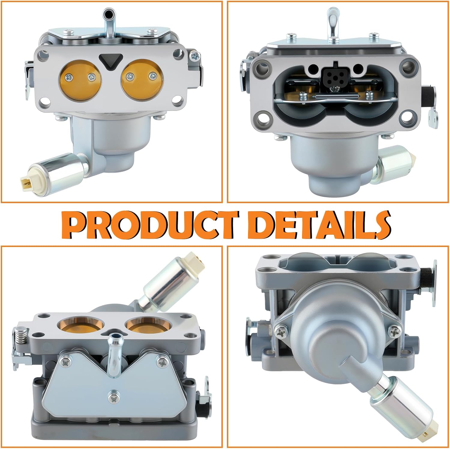 796997 Carburetor for 796227 796258 796997 Lawn Tractor for V-Twin 407777 40N877 40R877 445677 445877 44L777 44M777 44P777 44R677 Engine Carb with Gaskets Air Filter 596163 Vacuum Hose