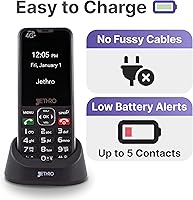 Vista 7 de Jethro SC490 4G - Teléfono celular desbloqueado para personas mayores, botones grandes, pantalla grande, volumen alto, fácil de usar, hablar
