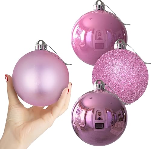 Vista 130 de GameXcel 18 Esferas Navideñas para Árbol de Navidad - Decoraciones de Árbol de Navidad Irrompibles Bola Colgante Mediana Azul Cielo 2.5 pulgadas x