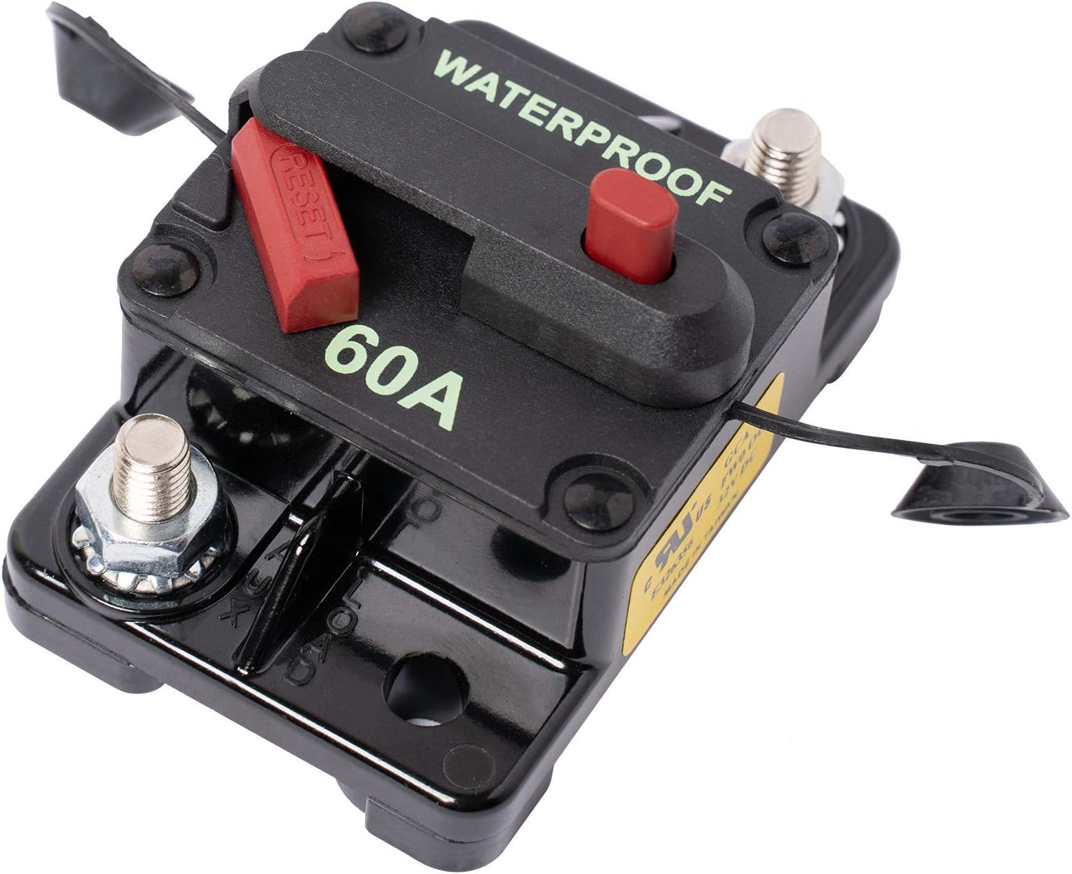 Newport Vessels Waterproof 60 Amp Premium Circuit Breaker for Trolling Motor