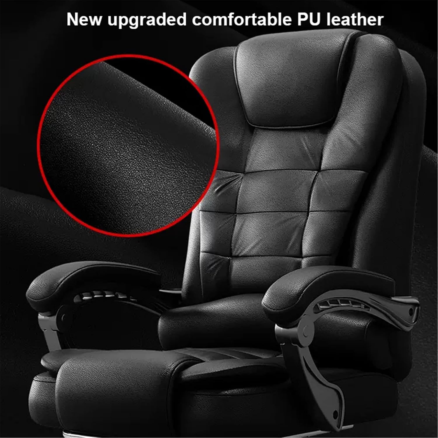 N/A 【鉄】 👞 エグゼクティブオフィスチェア、PUレザーホームオフィス