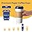 Fit Meal Prep 50 Pack 20 oz Disposable Coffee Cups with Lids, Sleeves, Leak-Proof To Go Coffee Cups with Lids, Durable Paper Cups for Hot Beverage, Home, Office, Party