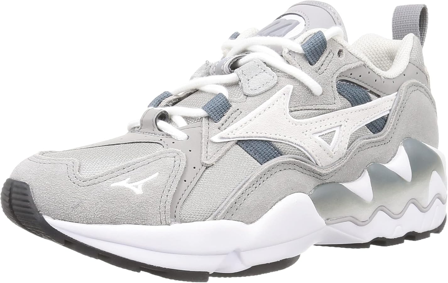 Amazon.co.jp: [ミズノ] スニーカー WAVE RIDER 1 S グレー/ホワイト