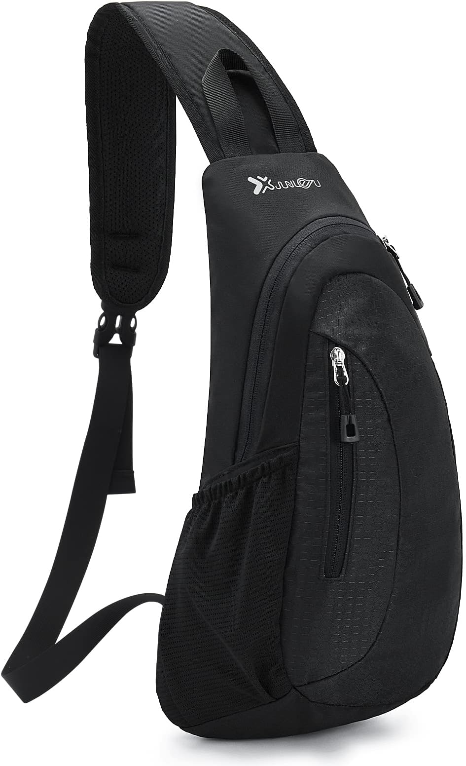 Sac Bandoulière Homme Imperméable Noir - Mini Sac Poitrine Polyester Nylon